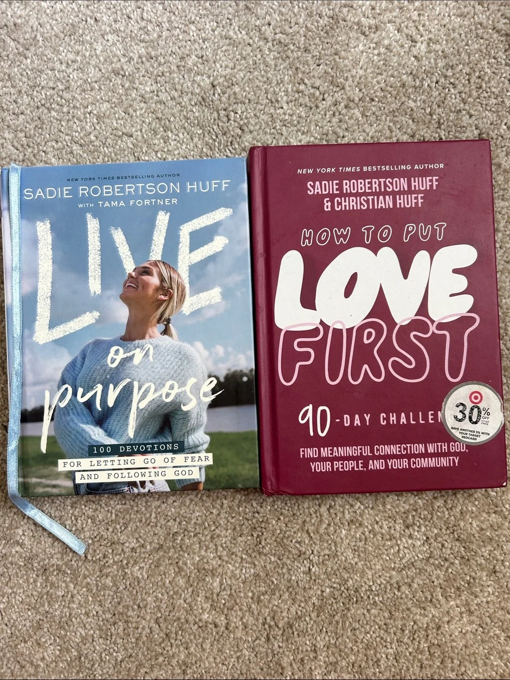 Live on Purpose & How to Put Love First — Pair of Devotional Books
